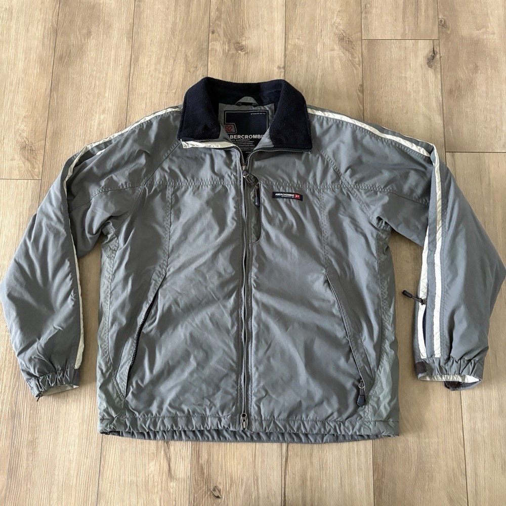 Vintage 2000s Y2K Abercrombie Fitch A92 Fleece Lined Snowboard Ski Jacket Medium